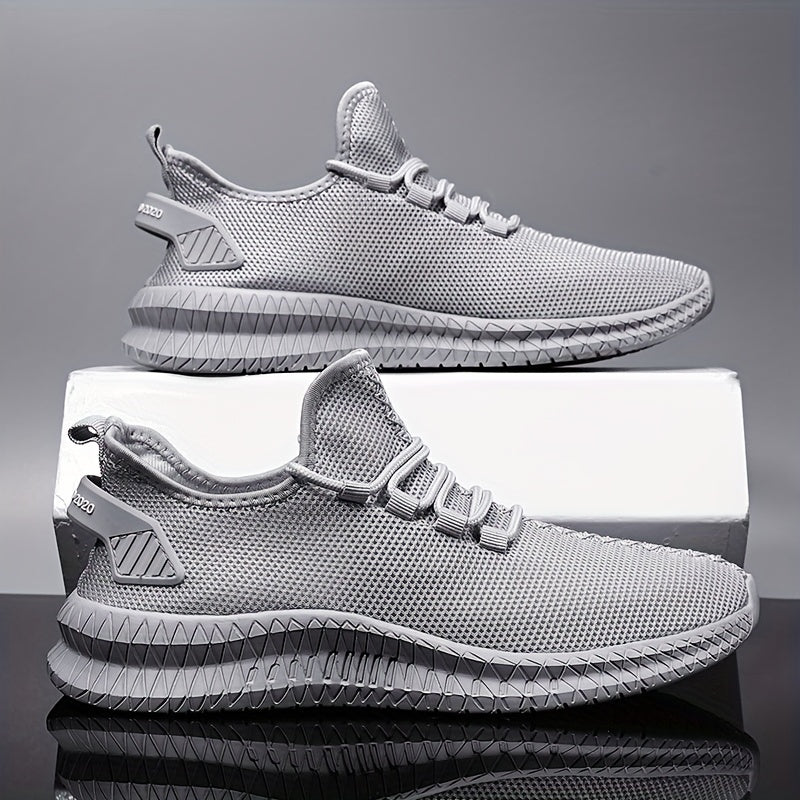 Breathable Mesh Walking Shoes, Lightweight Men's Sneakers