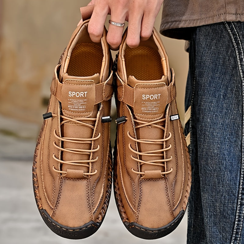 Lace-up Sneakers, Casual Ankle High Walking Shoes